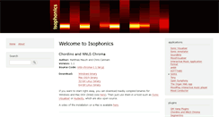 Desktop Screenshot of isophonics.org