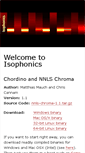 Mobile Screenshot of isophonics.org