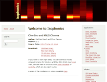 Tablet Screenshot of isophonics.org