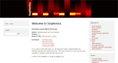 Desktop Screenshot of isophonics.net